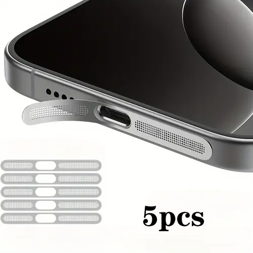 5Pcs Metal Dustproof Net Sticker For iPhone 16 Pro 15 14 13 12 Series Earpiece Speaker Hole Anti-dust Mesh Protector Compatible - Image 9