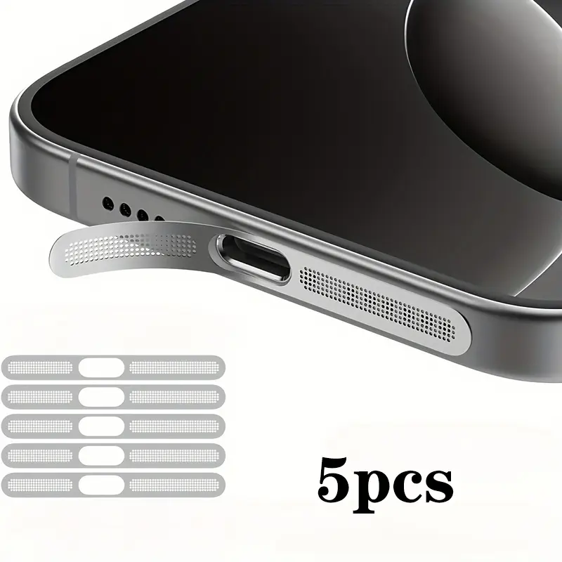 5Pcs Metal Dustproof Net Sticker For iPhone 16 Pro 15 14 13 12 Series Earpiece Speaker Hole Anti-dust Mesh Protector Compatible - Image 9
