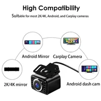 HGDO R35 SONY IMX335 2K 1080P caméra de recul caméra arrière câble 4PIN Vision nocturne inversion moniteur de stationnement automatique étanche 170 ° 3