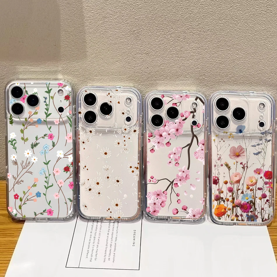Luxury Floral TPU Phone Case - Elegant and Durable Design