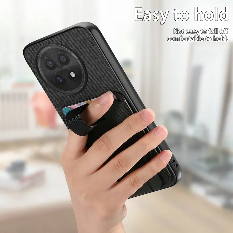 Shockproof Leather Card Holder Stand Luxury Phone Case