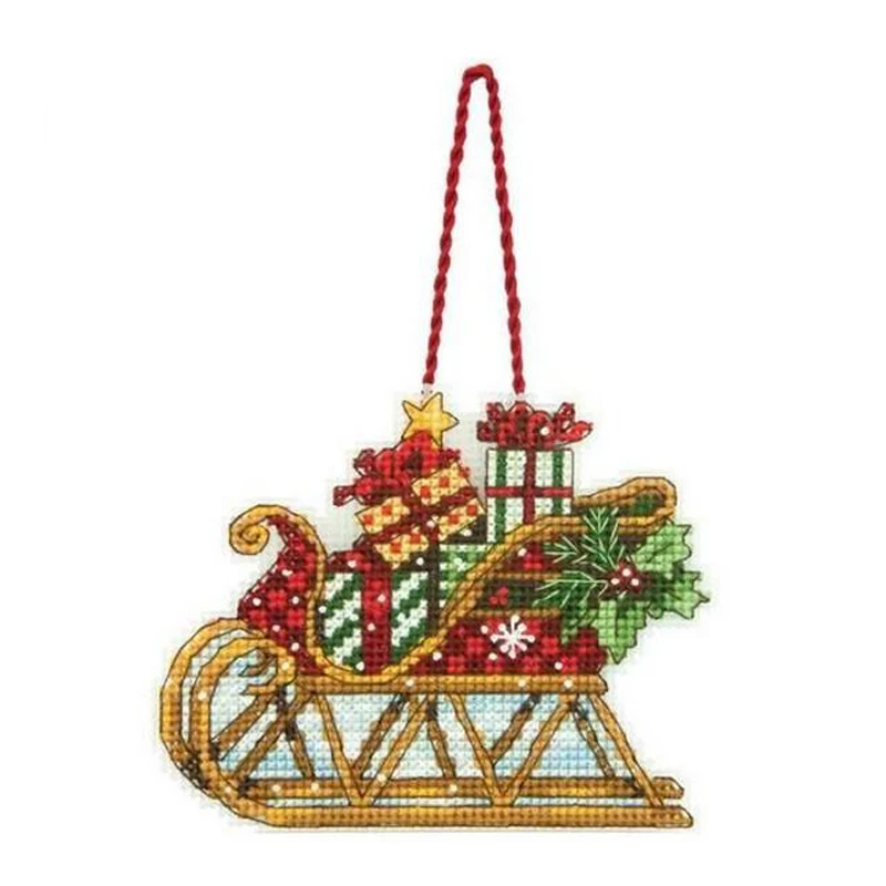 Amishop Counted Cross Stitch Kit Christmas Ornament Gold Collection DIY 08914 cross stitch kit