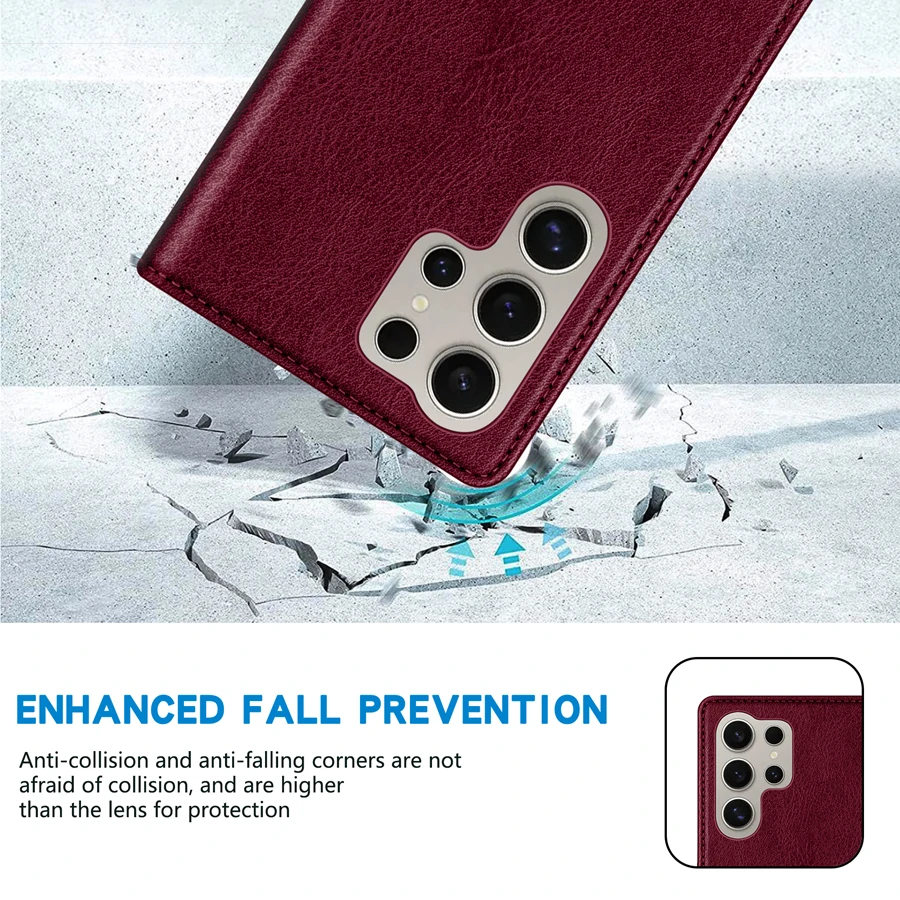 محفظة صديقة للبشرة فتحة للبطاقات حامل مغناطيسي حاف...