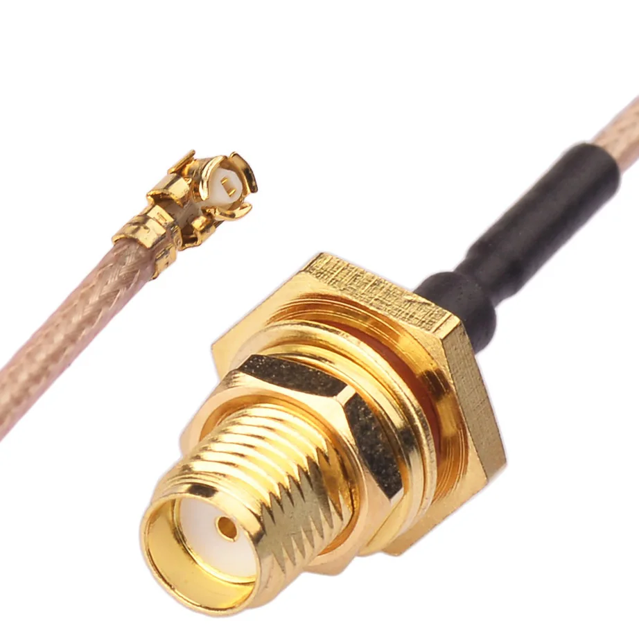 Superbat SMA Female Bulkhead to IPEX/UFL Connector Cable Assembly Cable End RG178 for Electronic Components Market