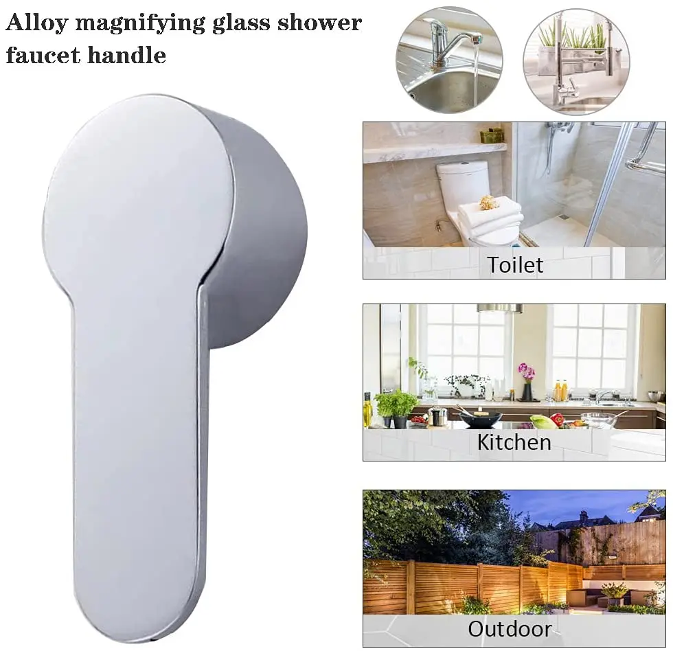 Faucet Handle Zinc Alloy Valve Lever Tap Replacement Head-Tap Handle Lever-Water Faucet Lever for Bathroom,Kitchen,Basin Thick Handle faucet handle mixer tap replacement