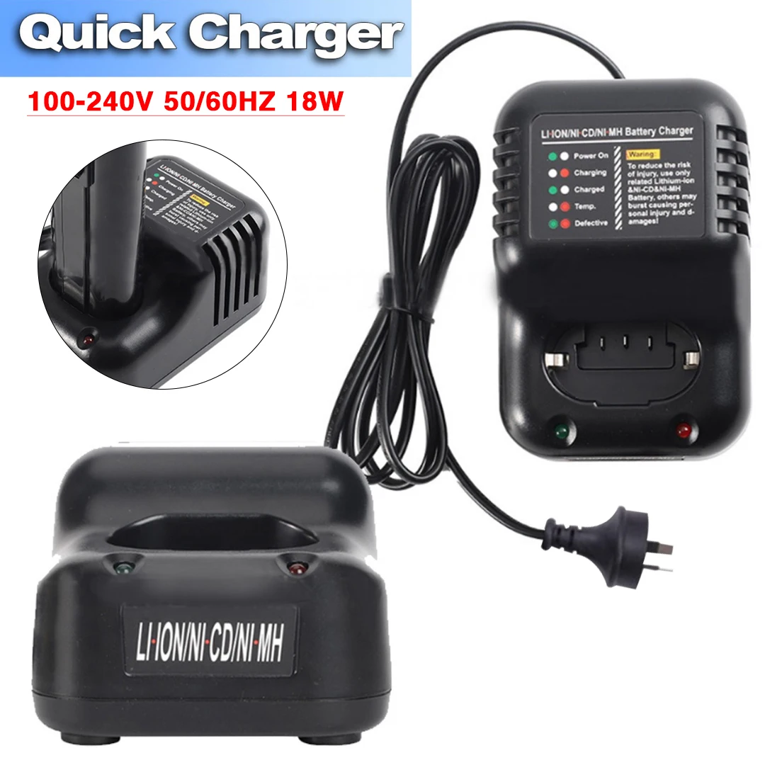 

Mayitr 1pc 18W Rechargeable Battery Charger AU Plug Fast Chargers Portable Li-ion Ni-CD Ni-MH Batteries Accessory