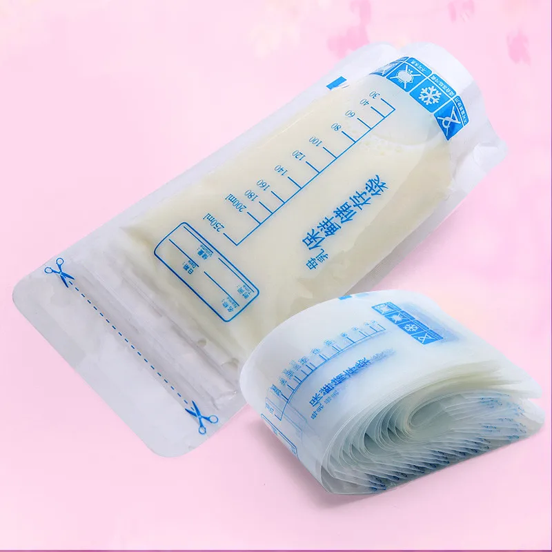 Breastmilk Storage Bags 30 Pieces 250ml BPA Free for Baby Food Storage