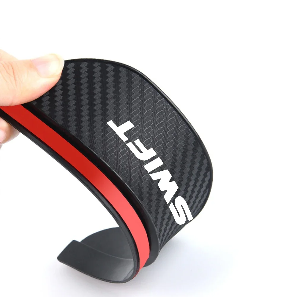 car accessoires Awnings Shelters Rearview Mirror Rain Cover Carbon Fiber Side For suzuki SWIFT car Accessories 2Pcs rearview mirror rain shield rearview mirror rain eyebrow car rearview mirror visor rearview mirror rain guard rearview mirror visor