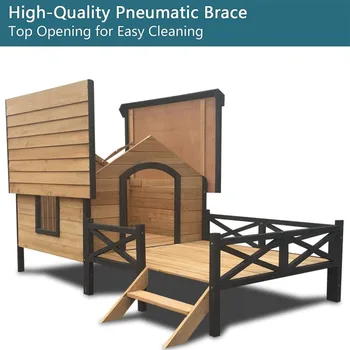 Wooden Large Dog House 43.3 4