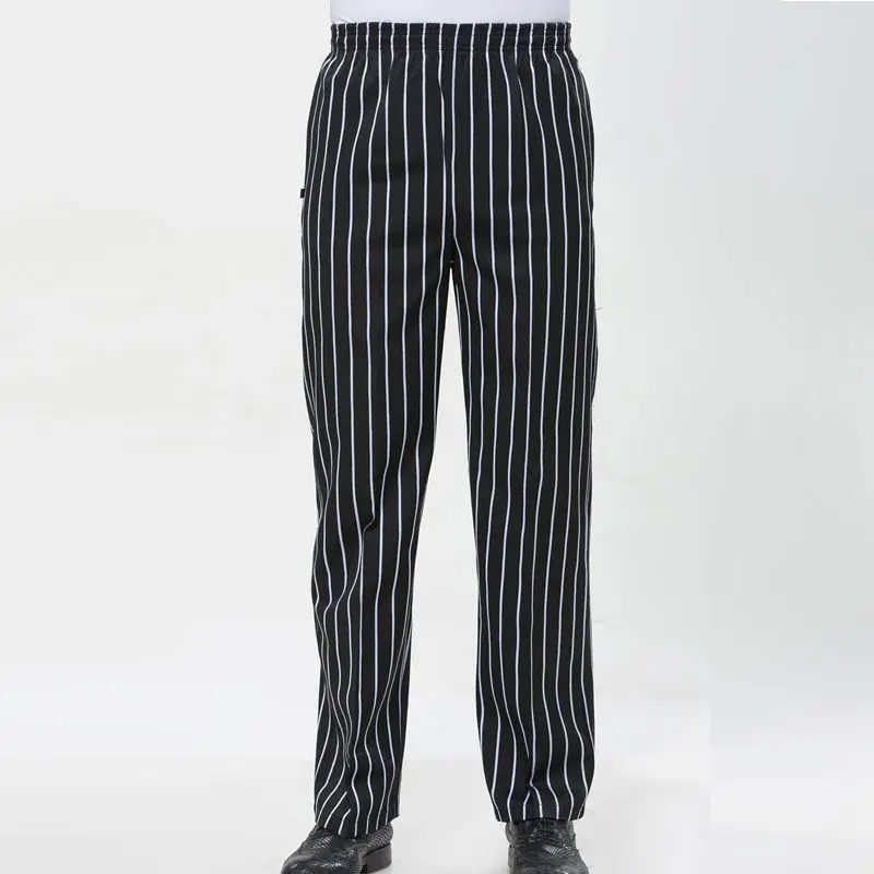 Chef Pants Food Service Chef uniforms pants kitchen cooker work clothes hotel restaurant bakery Breathable Printed pants catering trousers