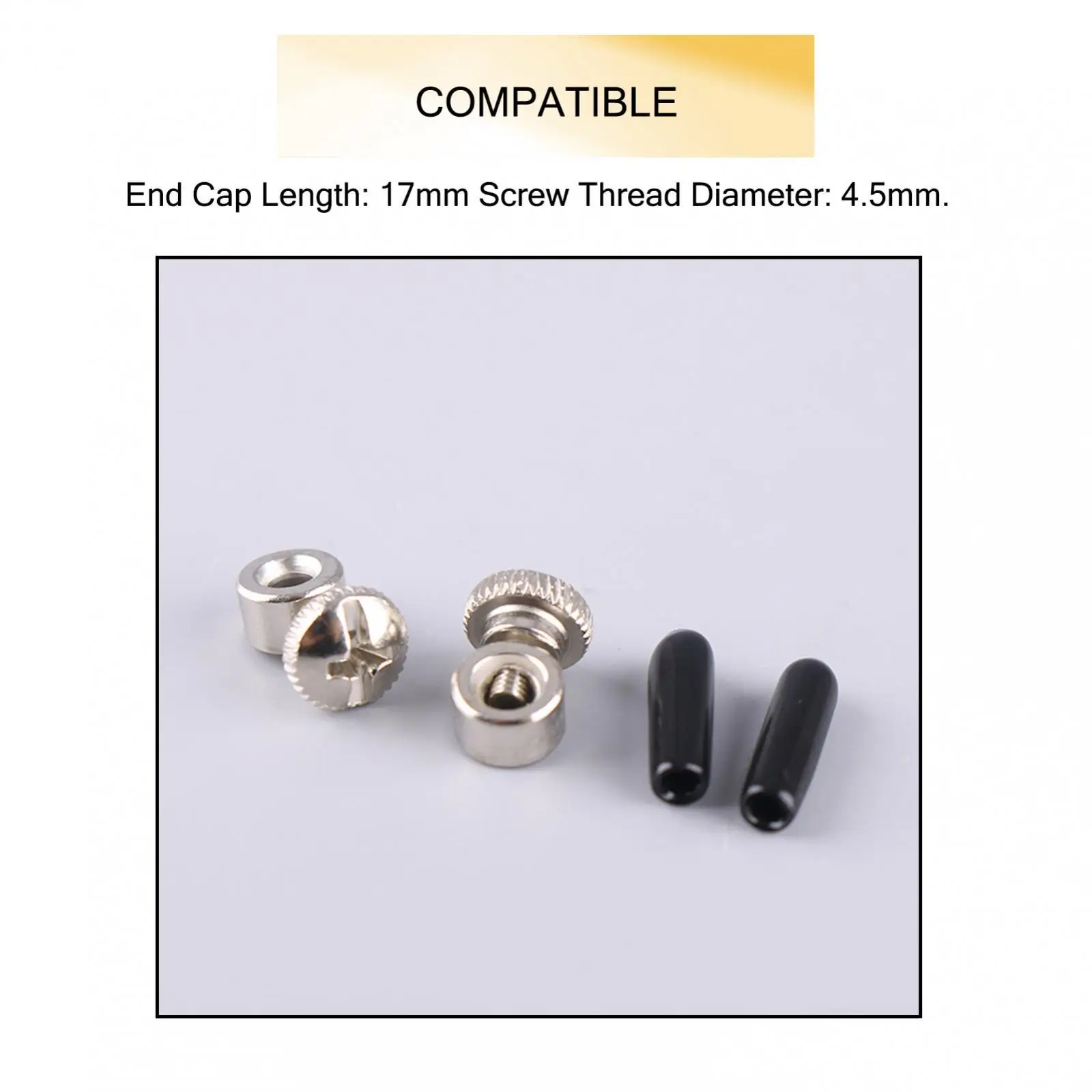 5 Sets Replacement Screws End Caps for Speed Cable Jump Skipping Ropes Cables Accessories Parts Components