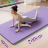 200cm X 90cm NBR Yoga Mats Anti-slip Sport Fitness Mat Blanket for Exercise Yoga and Pilates Gymnastics Mat Fitness Equipment 2
