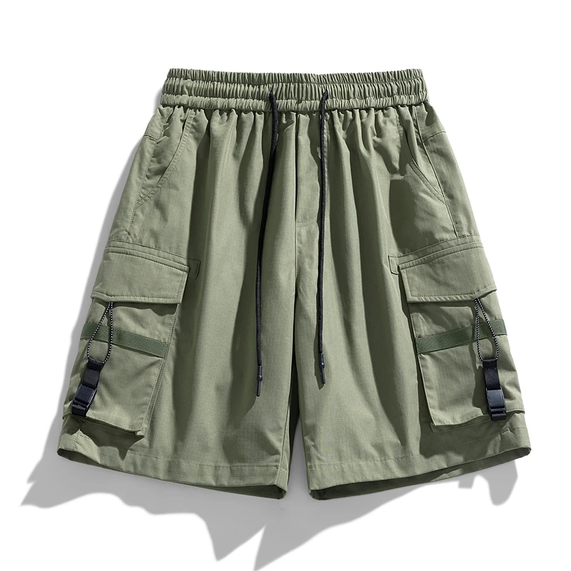 Classic Men's Pants High Street Fashion Shorts Pants Men Drawstring Jogging Sweatpants Outdoor Loose Casual Tactical Streetwear