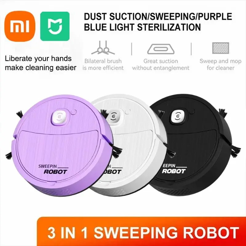 Vacuum Cleaner Xiaomi MIJIA 3in1 Wireless Automatic Sweeping Strong Smart Suction Mopping Cleaning Machine
