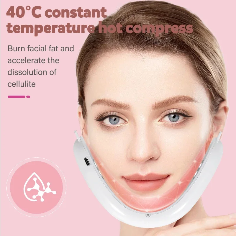 CMH V-Line Face Lift Portable Facial Massager Rechargeable Double Chin Reducer Beauty Facial Instrument for Slimmer Face