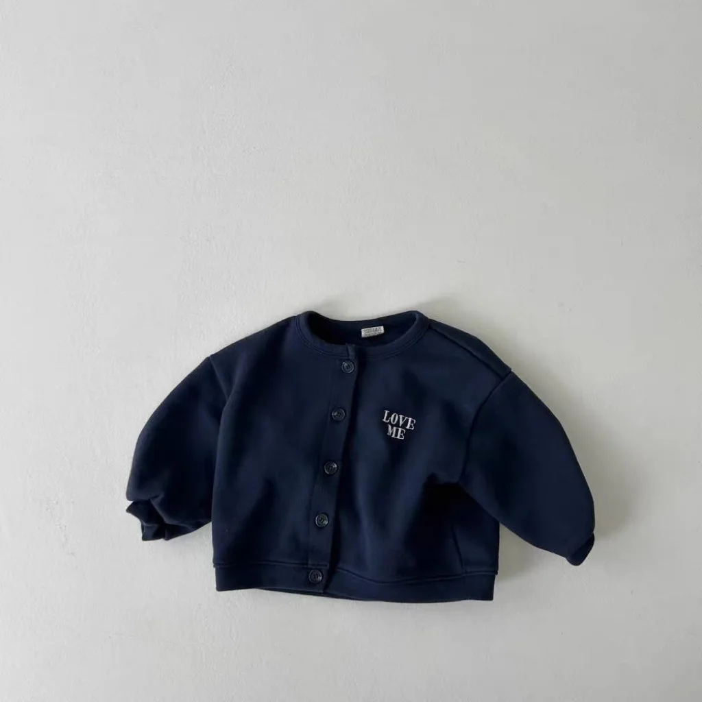 Autumn New Baby Long Sleeve Letter Jacket Infant Girl Cotton Coat Toddler Boy Casual Cardigan Children Clothes baby jacket