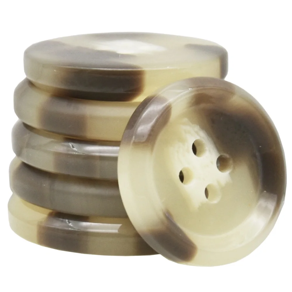 10PCS/30PCS 레진 원형 파이핑 수트 버튼 4홀 18mm-30mm 셔츠, 윈드브레이커 의류 패턴 버튼용 재봉 액세서리
