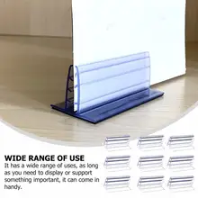 

16Pcs Sneeze Guard Holder Self Adhesive Sign Holder Supermarket Distinguish