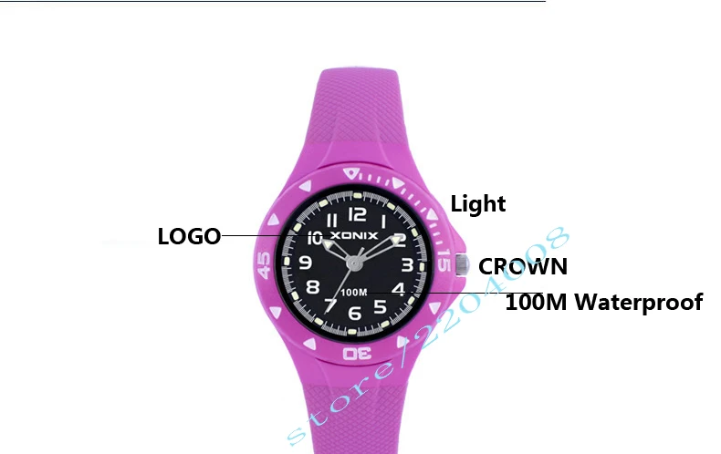 GOLDEN-Relógio de pulso quartzo casual feminino, relógio