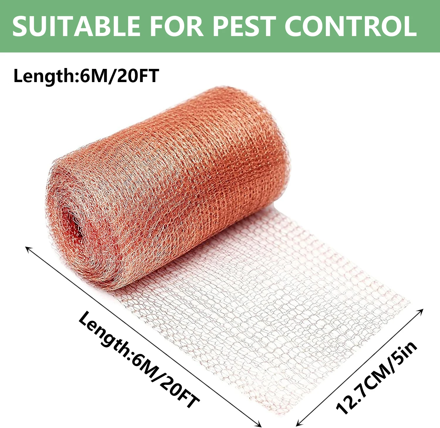 Prevent Copper Mesh Roll Wrapping Protects Mesh Plug the Hole Snake Hole