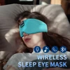 Soft Sleep Mask Bluetooth Wireless Headphones, Sleeping Headphones Adjustable Music Eye Mask Silk for Sleeping Meditation 5