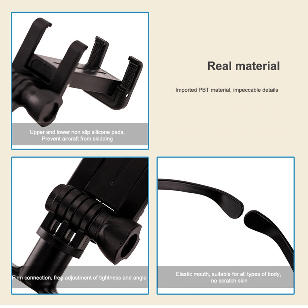 목 칼라에 거는 휴대폰 브래킷, 목에 거는 액션 카메라, 핸즈프리 ABS 브래킷 마운트 스탠드, 휴대폰 거치대