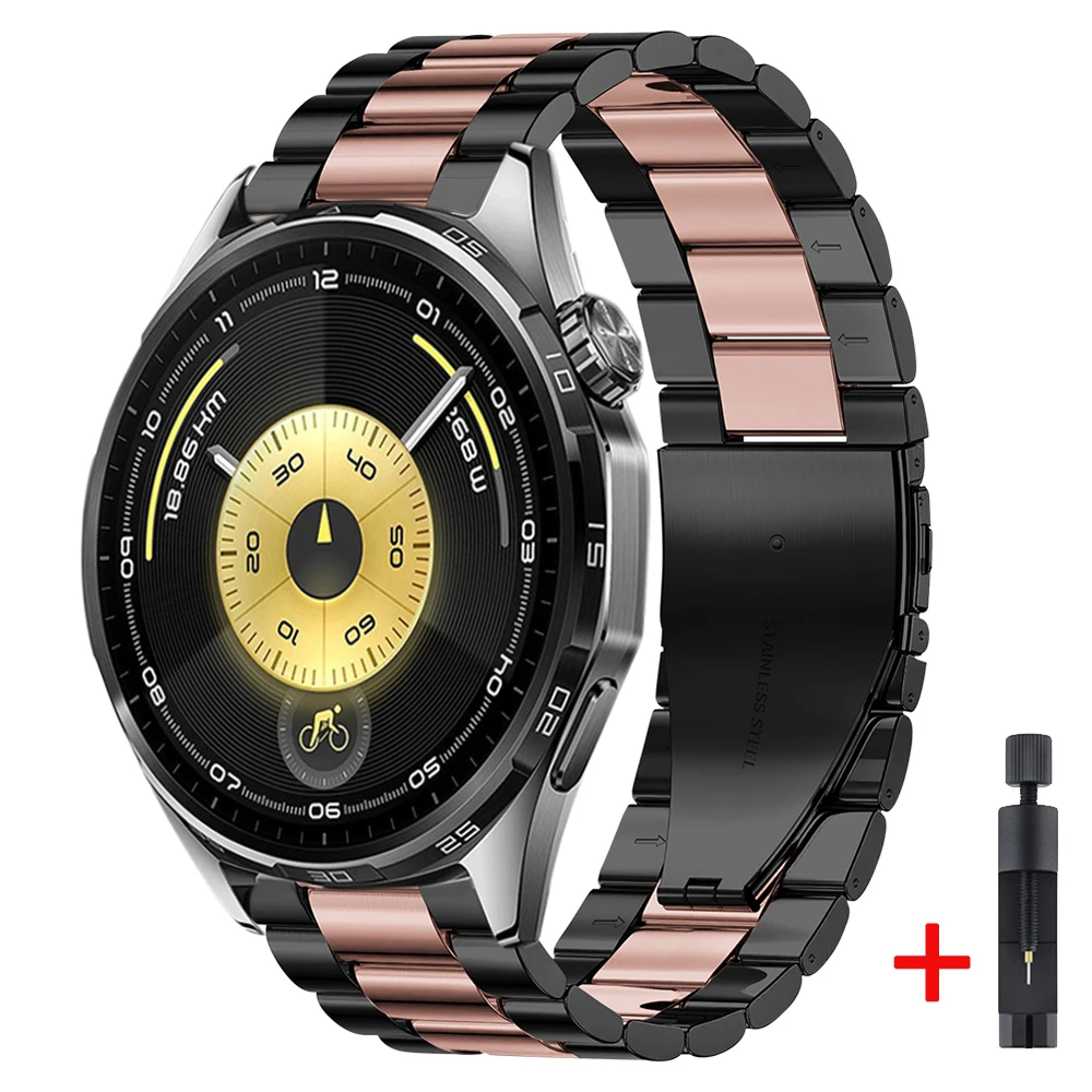 Elegant 22mm Metal Strap - Fashion Wristband