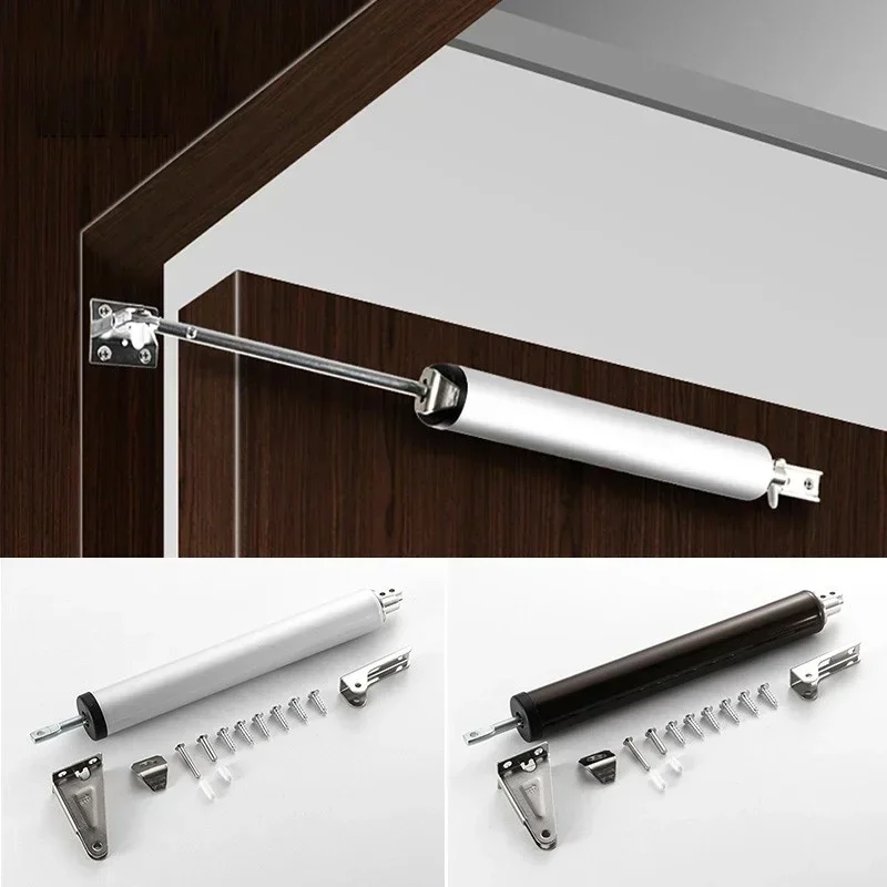Adjustable Pneumatic Door Closer Automatic Spring Door Closers 100 Degrees Within Positioning Stop Buffer Closing Device door closer