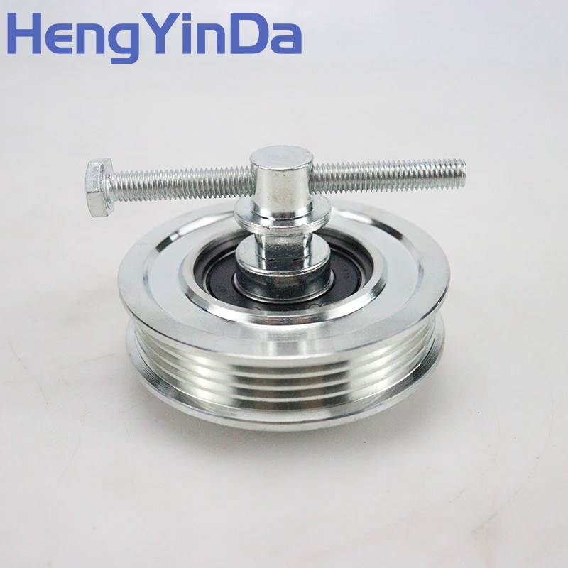 For Doosan Daewoo 150 220 215 225 258 300-7-9 Excavator Air conditioning belt tensioner Excavator Accessories