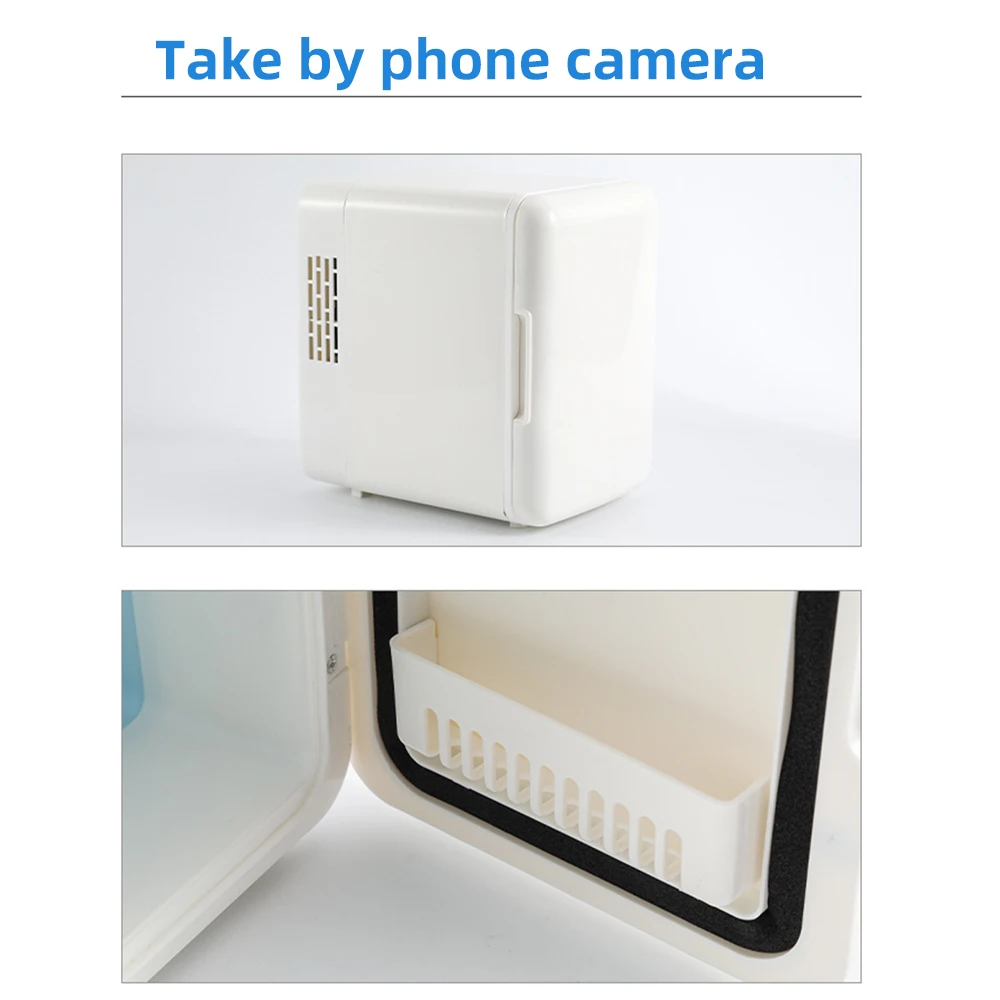 110V/220 Portable 4L Mini Beauty Refrigerator Multifunction Home Refrigerator Face Cosmetics Refrigerator for Home / Dental - Image 5