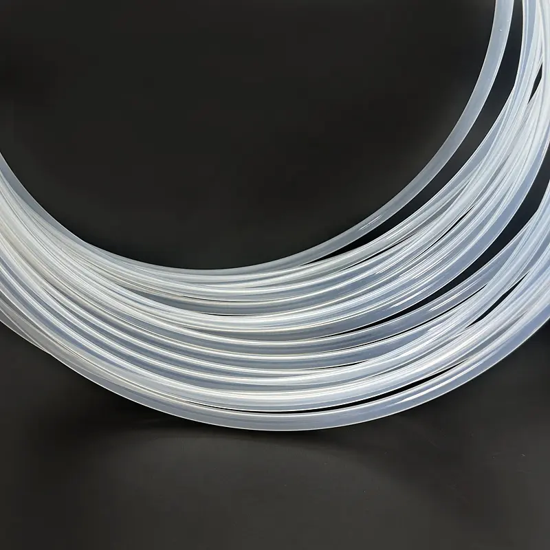 ID 0.8mm ~ 12mm X OD 1.6mm ~ 14mm Multiple Sizes Transparent PTFE Pipe Non Stick for Chemical Resistance Insulating Tube image 3