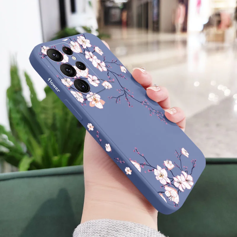 Elegant Plum Blossom Floral Phone Case - Premium Protection & Stylish Design