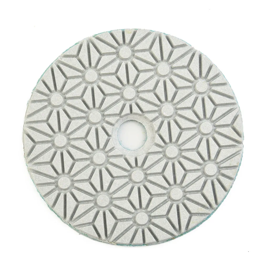 1 STÜCK 4 Zoll 100 mm Trocken-/Nass-Diamant-3-Stufen-Polierpads Granit Beton Marmor Polieren Verwendung Schleifscheiben-Set Elektrowerkzeuge – Detail 27
