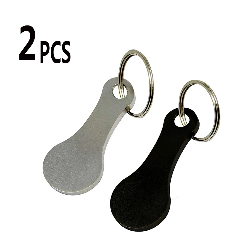 2pcs Shopping Cart Token Key Ring Recycled Aluminum Alloy Key Chain Accessories Keychain Charms Metal Vintage Keychain - Key Chains - AliExpress