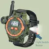 Outdoor Walky Talkies Rechargeable Interphone Toy For Children Green Walkie Talkies Watch For Park Travel Camping Adventures 5