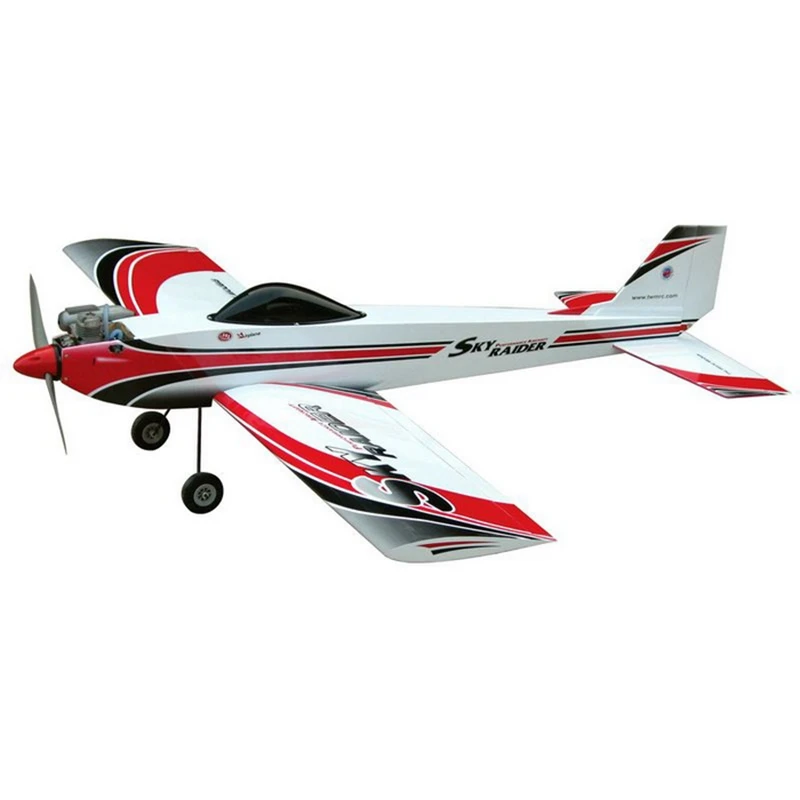 The World Models Nitro RC Trainer Plane Sky Raider Mach II Warbird Aeroplane Kit Version