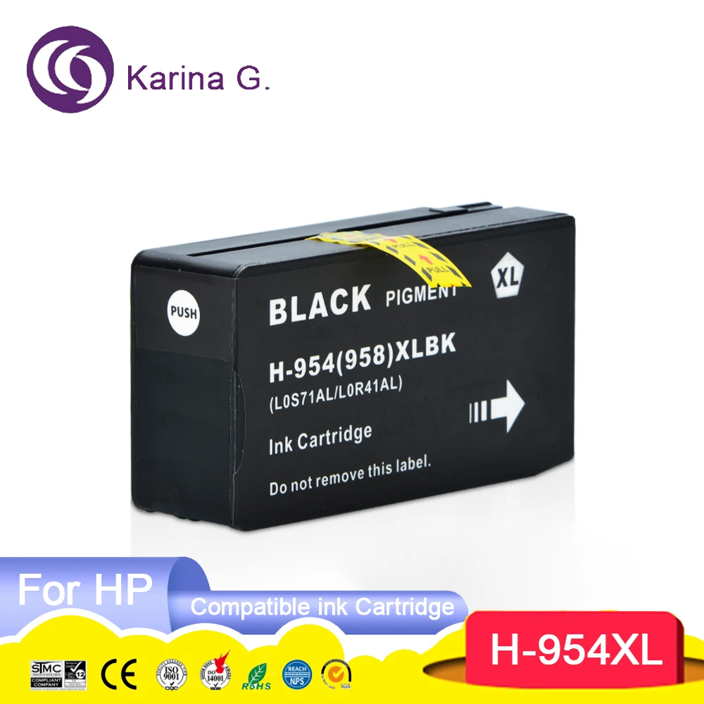 954 958 XL 954XL 958XL Premium Compatible Color Inkjet Ink Cartridge for 954 95