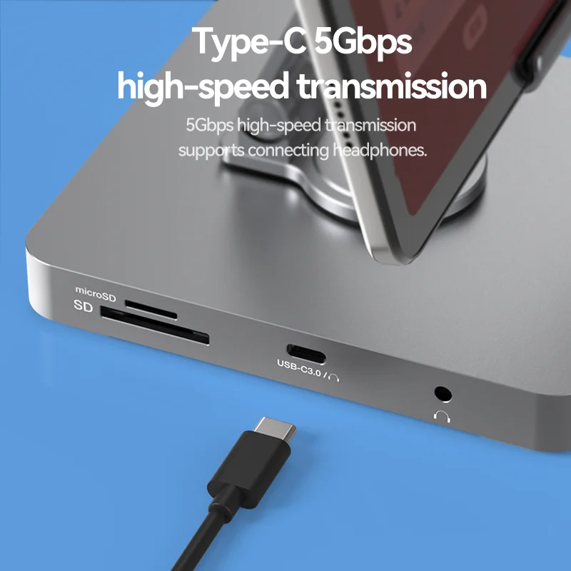 Bluendless-várias Portas Hub para Ipad Pro Air Usb c Docking Stations tipo c Hub para Macbook Otg Telefone Laptop Acce - Imagem 4