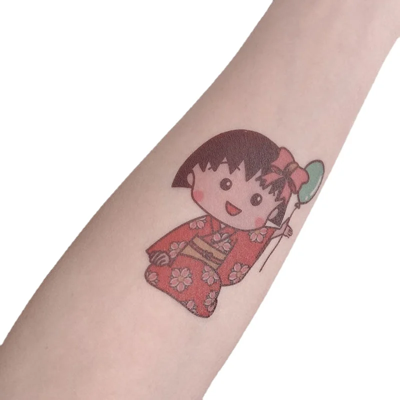 No Face and Chibi Maruko Chan hanging out Thank you Jackie Done at  iristattooart  Instagram