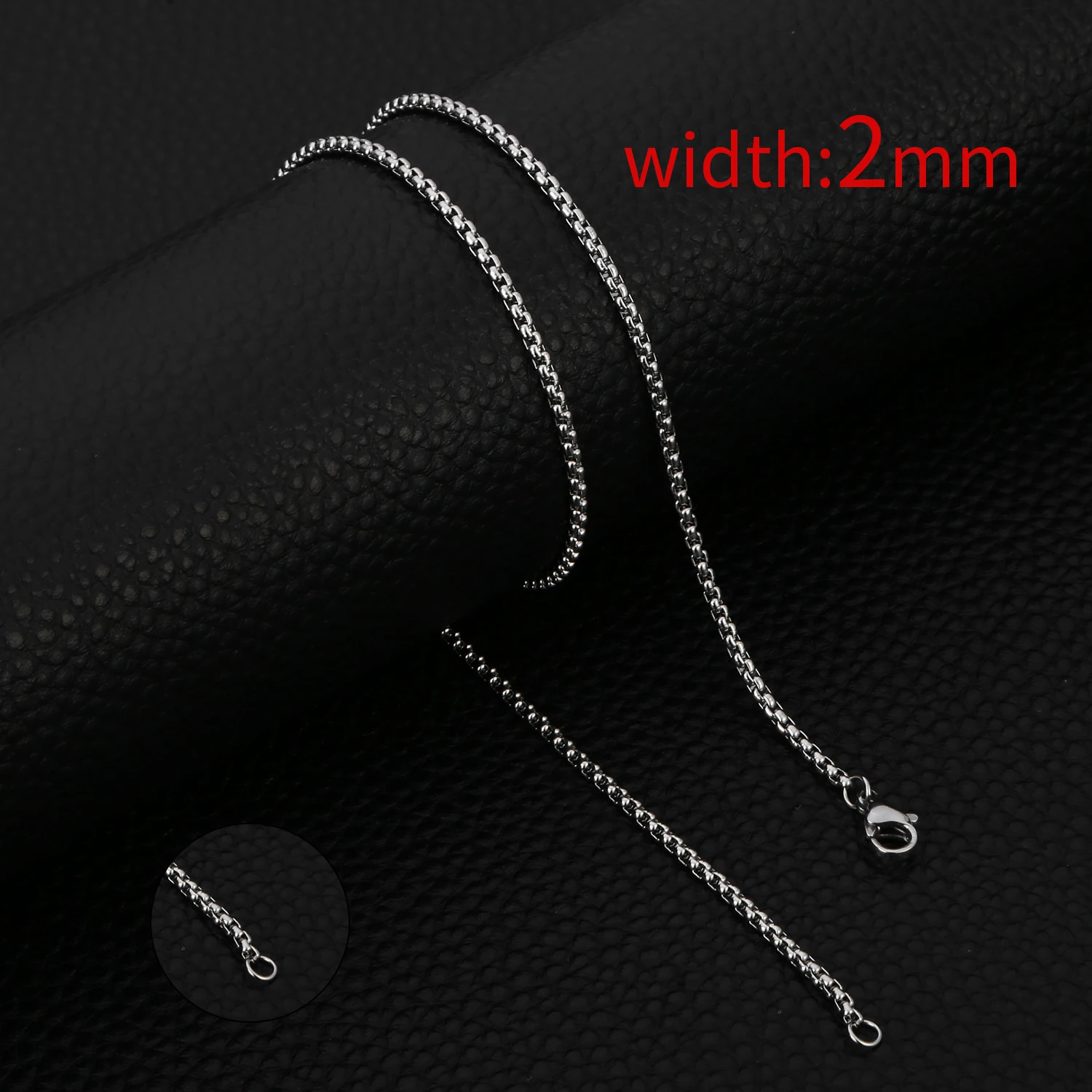 Elegant Stainless Steel Rope Chain Necklace - Versatile Jewelry