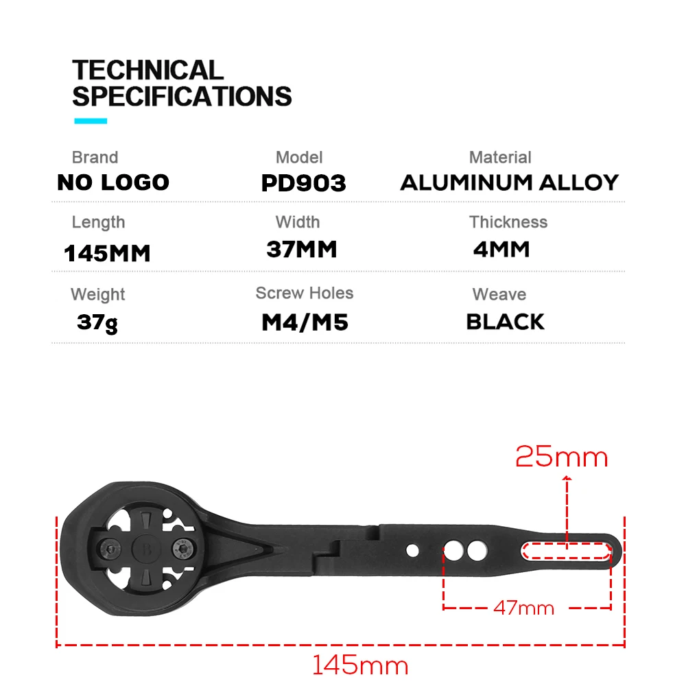 Per H31, CP01, CP04, CP06, CP07, CP10,CP16 supporto per manubrio per bici integrato supporto per Computer per Garmin Bryton Cateye GoPro  18