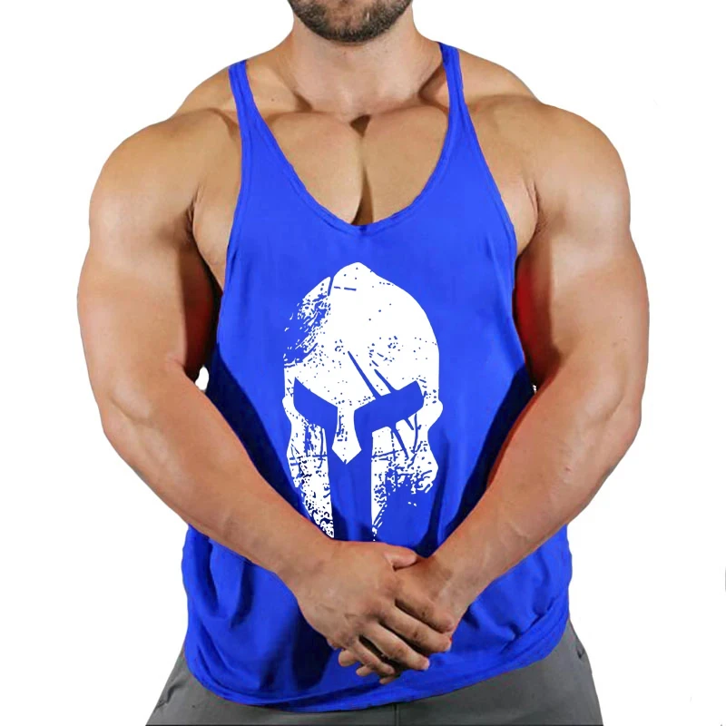 Muscular Man Gyms Men's Clothes Tank Top Vest Gym Bodybuilding and Fitness Stringer Clothing Workout Brand Singlets Shirt Muscle - Image 4