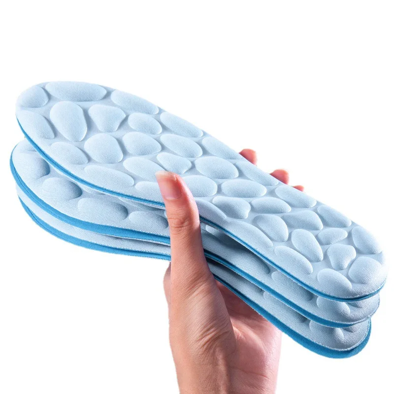 Massage Memory Foam Insoles For Shoes Sole Breathable Cushion Sport Running Insoles For Feet Orthopedic Women Men