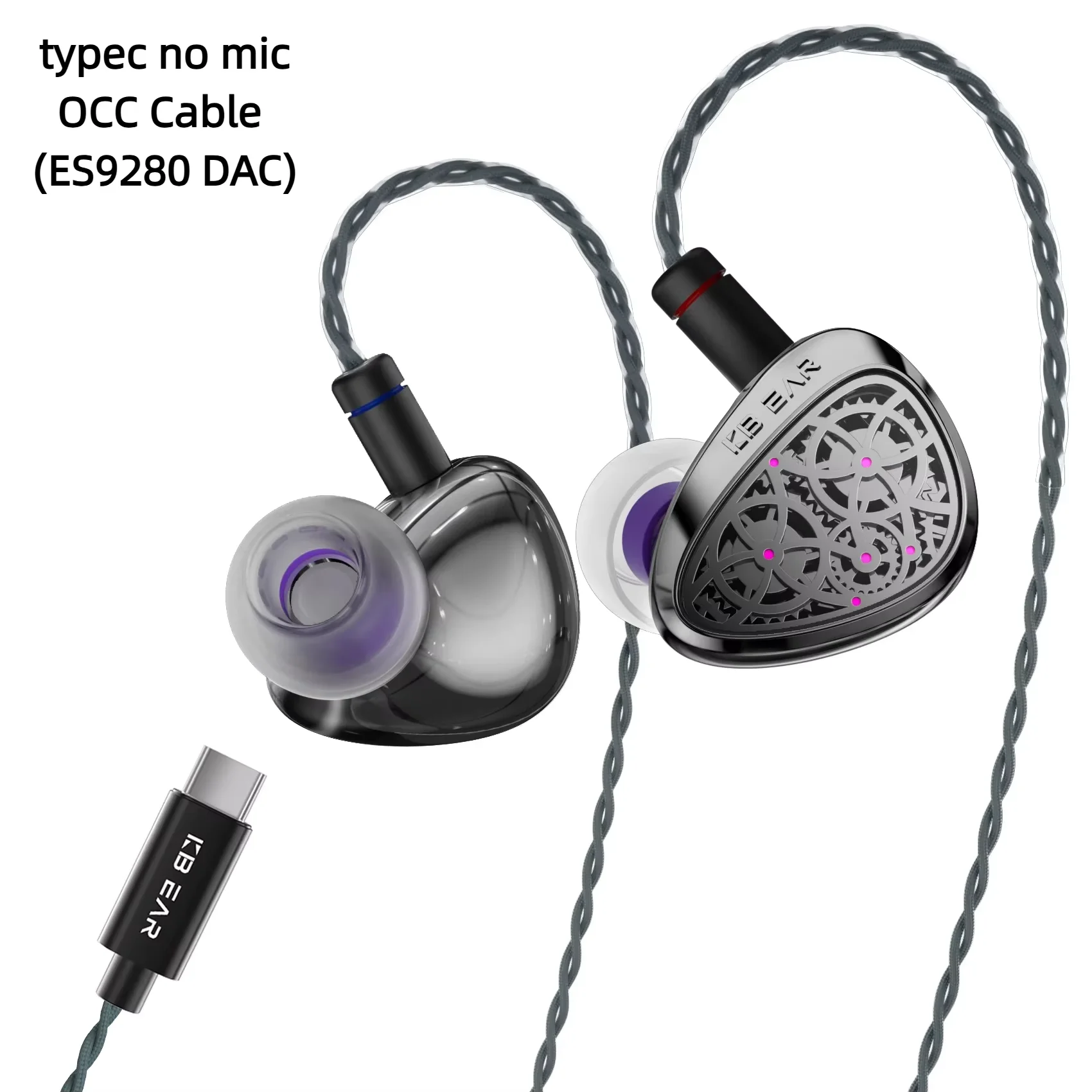 KBEAR Tourbillon-Pro TB-PRO 10MM DD&オールメタル HiFi インイヤー