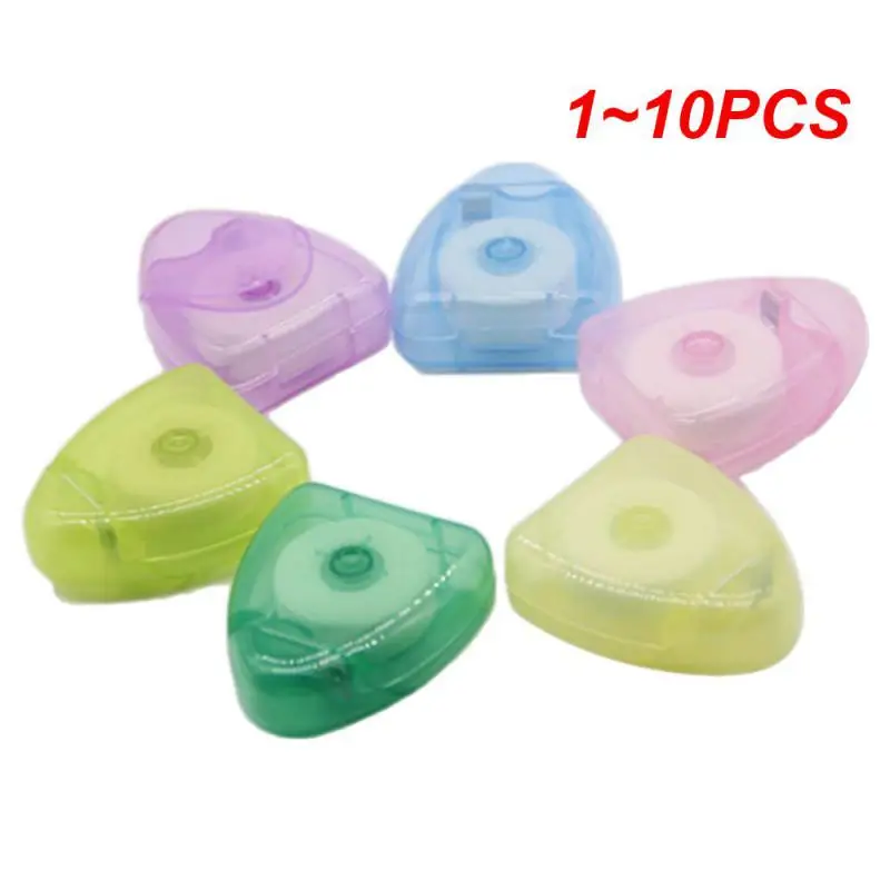 

1 ~ 10 шт. 50 м портативная нить для ухода за зубами средство для чистки зубов с бриллиантами практичные товары для гигиены здоровья уход за полостью рта