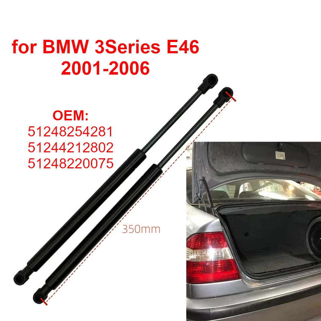 2Pcs 51248254281 Car Rear Trunk Boot Tailgate Gas Struts Lift