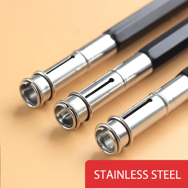 Adjustable Metal Dual Head Pencil Lengthener Pencils Extender Holder for Sketch Colored Charcoal Pencils School Office Supplies 4