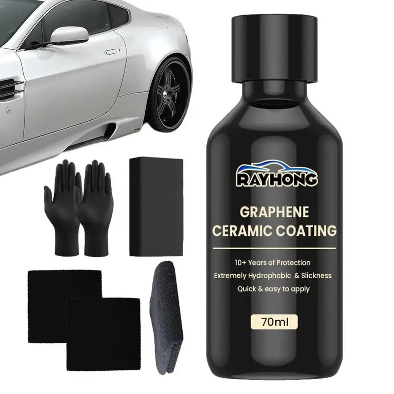 

Automotive Graphene Ceramic Coating 70ml Liquid Coatin Nano Hydrophobic Layer Polishing Paint Coating Agent Car Polish