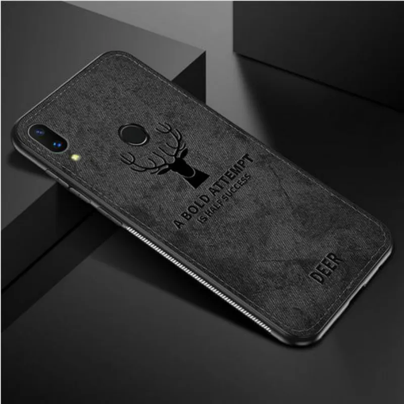 Elegant Soft Cloth Magnetic Back Cover with Built-in Magnet