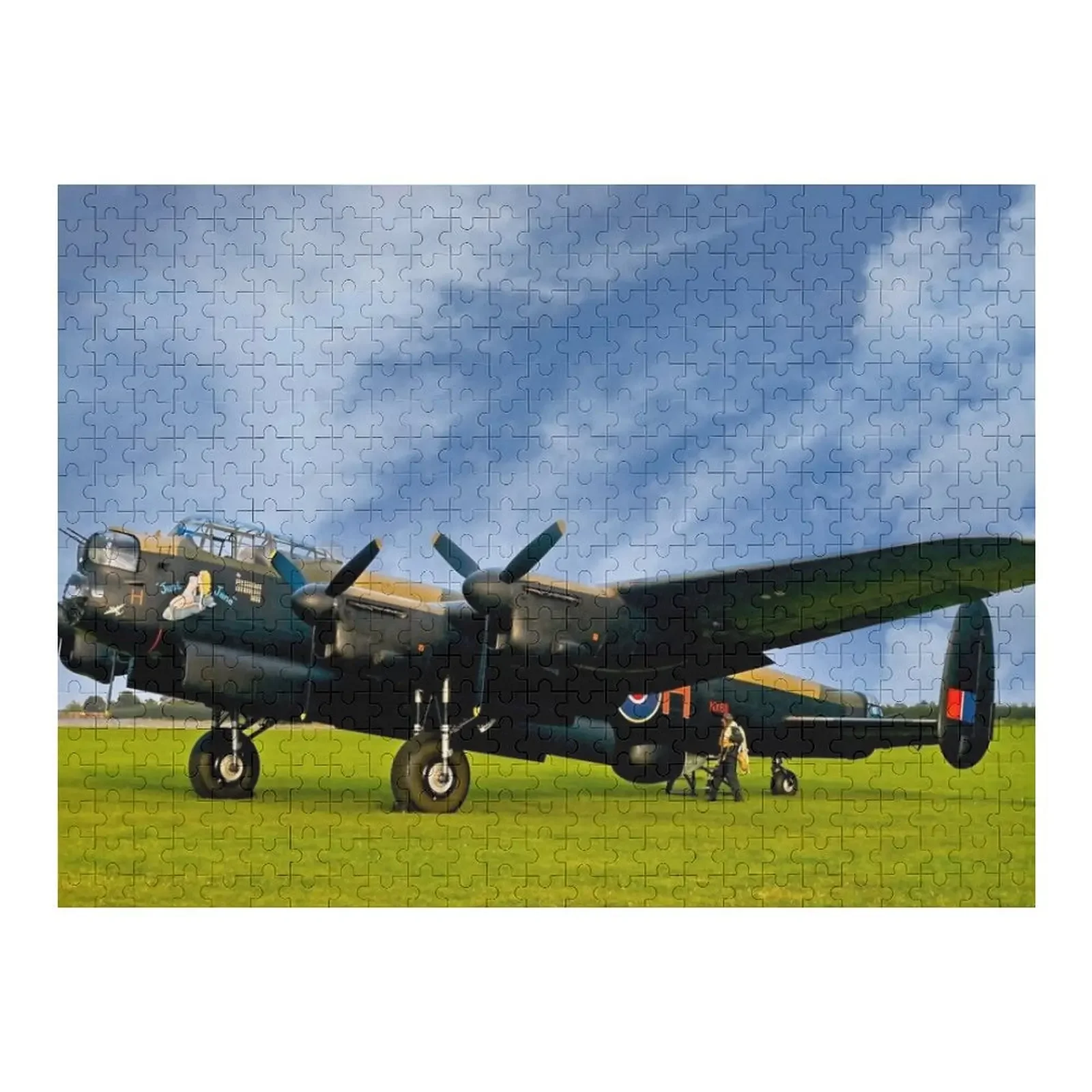 RAF Lancaster Bomber Jigsaw Puzzle Photo Custom Novel Toys For Children 2022 Custom Jigsaw Customized Photo Puzzle подсумок lancaster pur